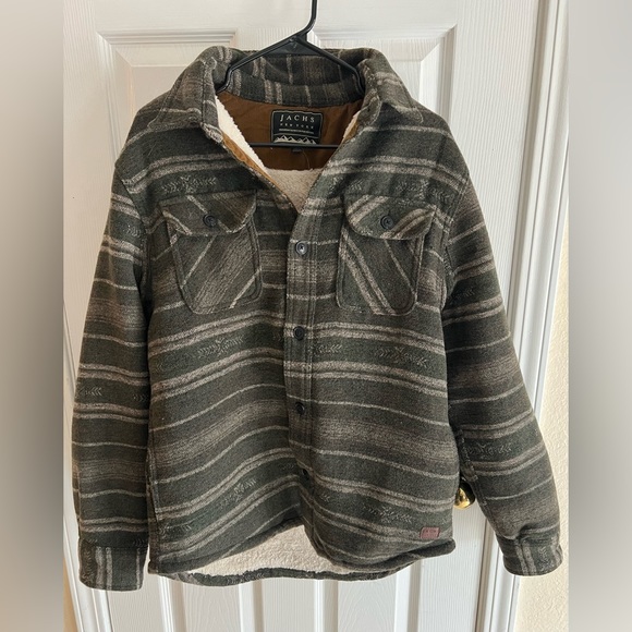 Wool blend button up jacket - Picture 5 of 7